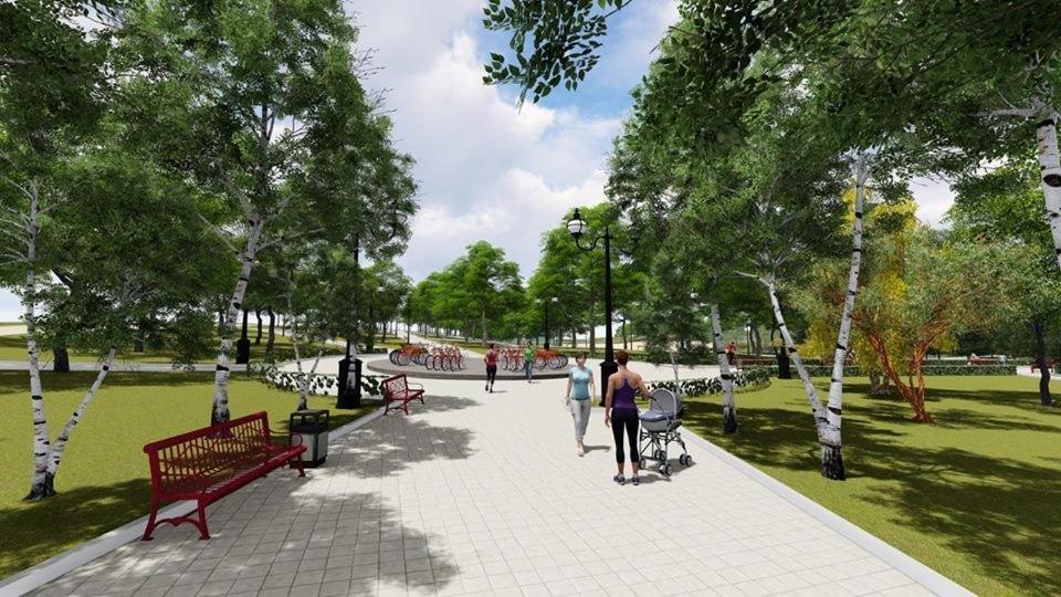 Apartament Afganskii Park Lägenhet Chişinau Exteriör bild